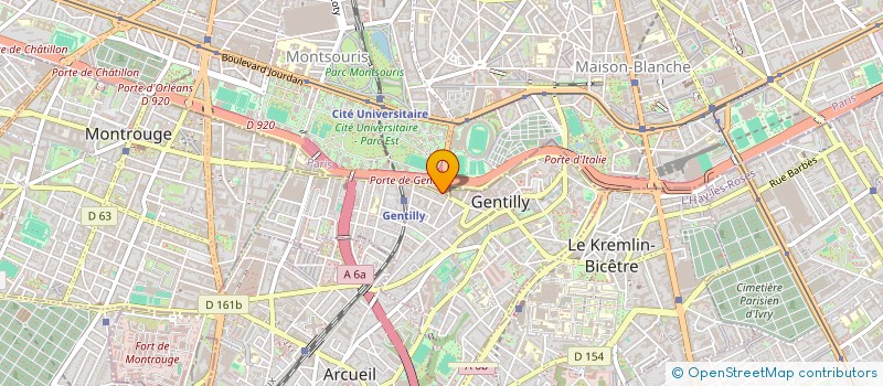 localisation de l'entreprise AUTOS VENTES OCCASIONS à GENTILLY