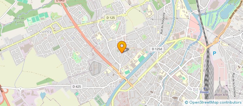 localisation de l'entreprise AUTOS VERTES DU DOUAISIS à DOUAI
