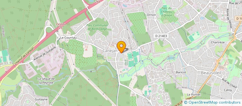 localisation de l'entreprise AUTOSAFE.FR  CANEJAN