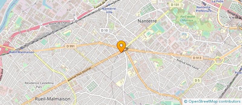 localisation de l'entreprise AUTOSCANNER à NANTERRE