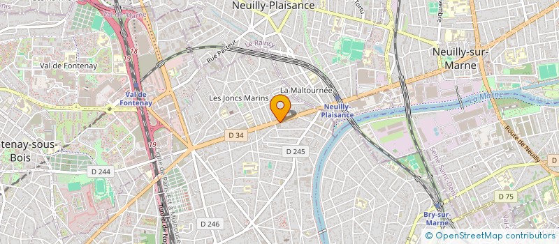 localisation de l'entreprise AUTOSCOPIE à LE PERREUX-SUR-MARNE