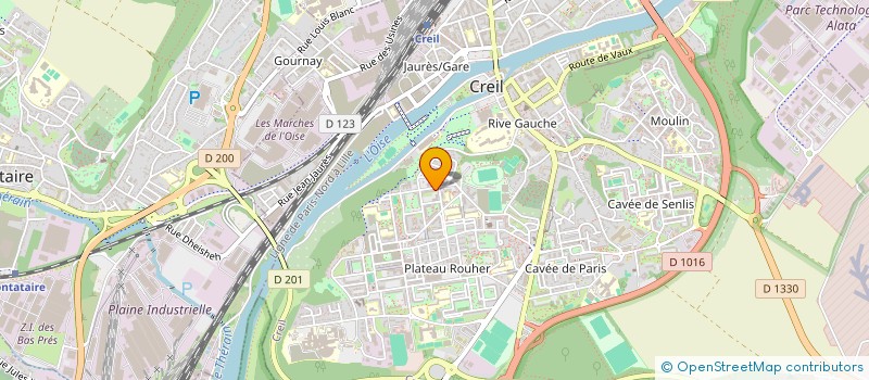 localisation de l'entreprise AUTOSELECT60  CREIL