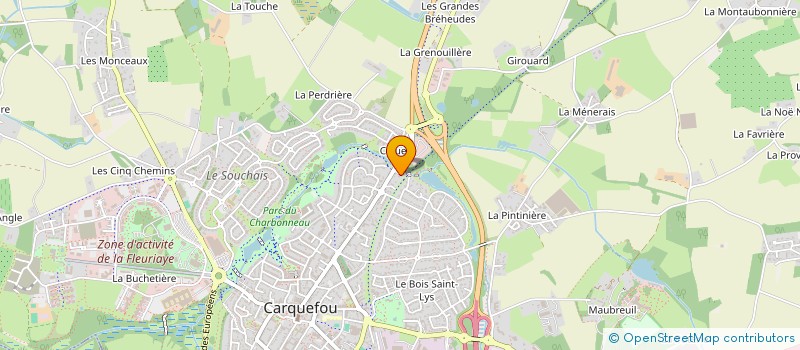 localisation de l'entreprise AUTOSENSAS à CARQUEFOU