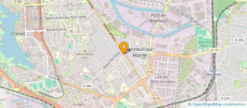 localisation de l'entreprise AUTOSERVICES  BONNEUIL-SUR-MARNE