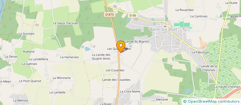 localisation de l'entreprise AUTOSERVICES  BAINS-SUR-OUST