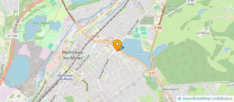 localisation de l'entreprise AUTOSHOP  MONTCEAU-LES-MINES