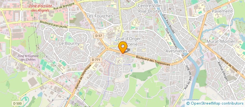 localisation de l'entreprise AUTOSHOP MAYENNE à LAVAL