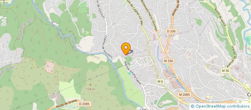 localisation de l'entreprise AUTOSINI  LA COLLE-SUR-LOUP