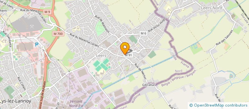 localisation de l'entreprise AUTOSKIN  LEERS