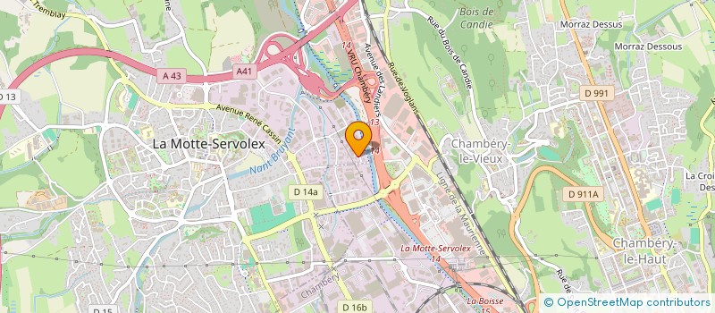 localisation de l'entreprise AUTOSOLUTION 73  LA MOTTE-SERVOLEX