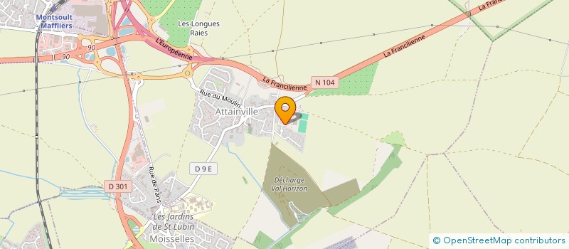 localisation de l'entreprise AUTOSPHERE CONSEIL  ATTAINVILLE