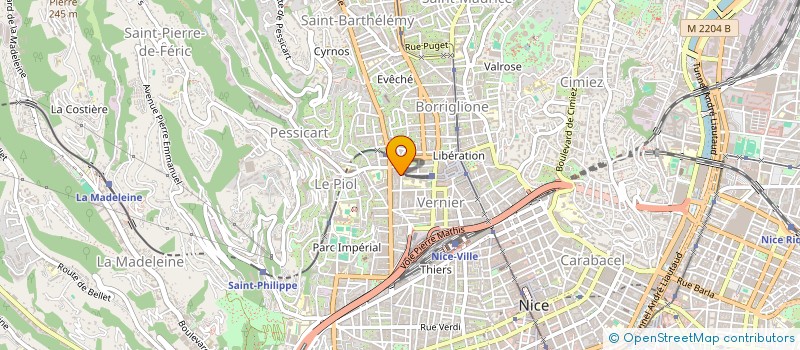 localisation de l'entreprise AUTOSTAR à NICE