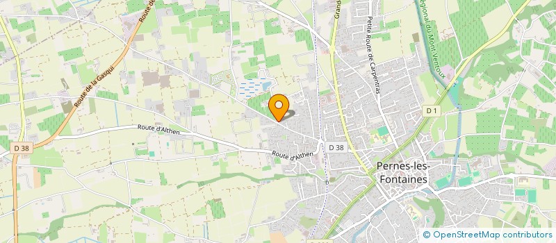 localisation de l'entreprise AUTOSTART 84 à PERNES-LES-FONTAINES