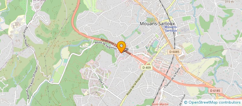 localisation de l'entreprise AUTOSTORIA à MOUANS-SARTOUX