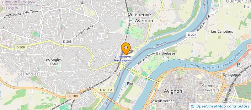 localisation de l'entreprise AUTOSUD SARL à VILLENEUVE-LES-AVIGNON