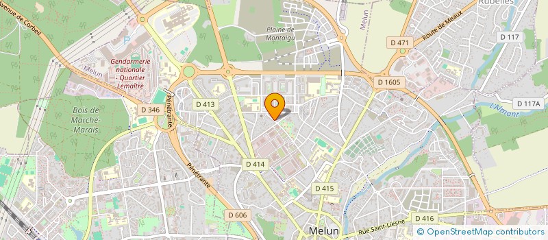 localisation de l'entreprise AUTOTECH à MELUN