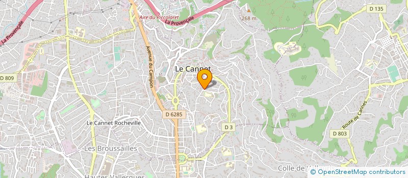 localisation de l'entreprise AUTOTECHNIK à LE CANNET
