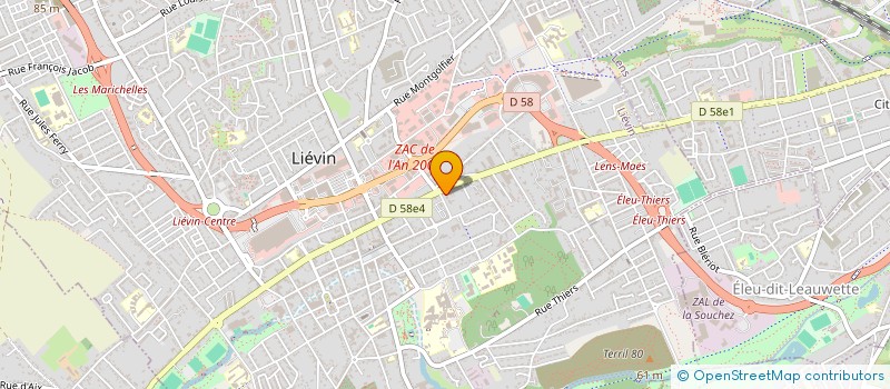 localisation de l'entreprise AUTOTEST 2 à LIEVIN