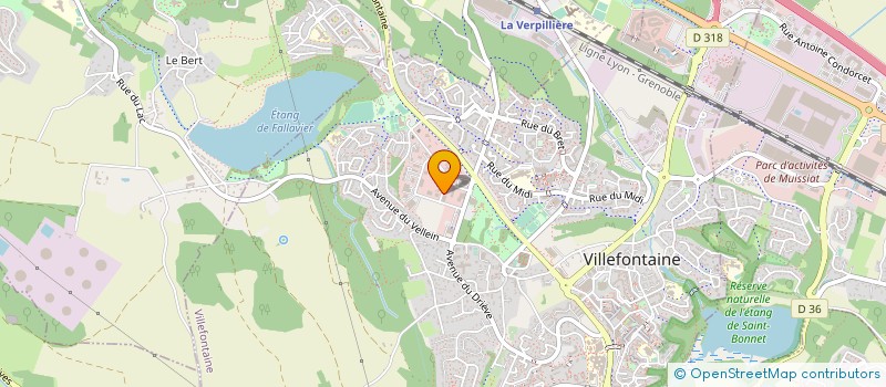 localisation de l'entreprise AUTOTEST DE VILLEFONTAINE à VILLEFONTAINE