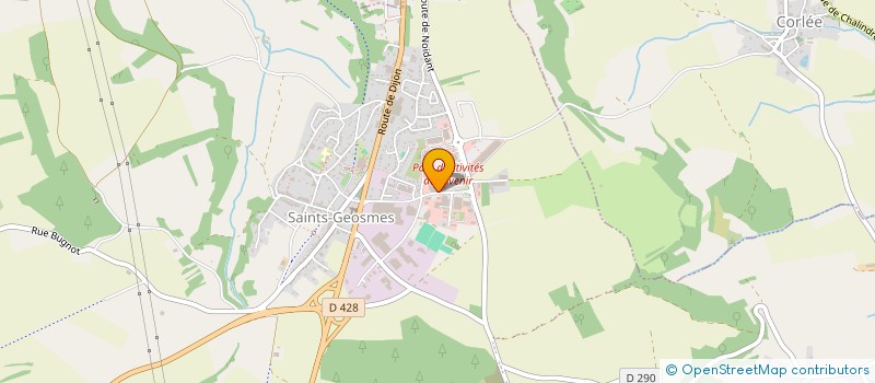 localisation de l'entreprise AUTOTI à SAINTS-GEOSMES