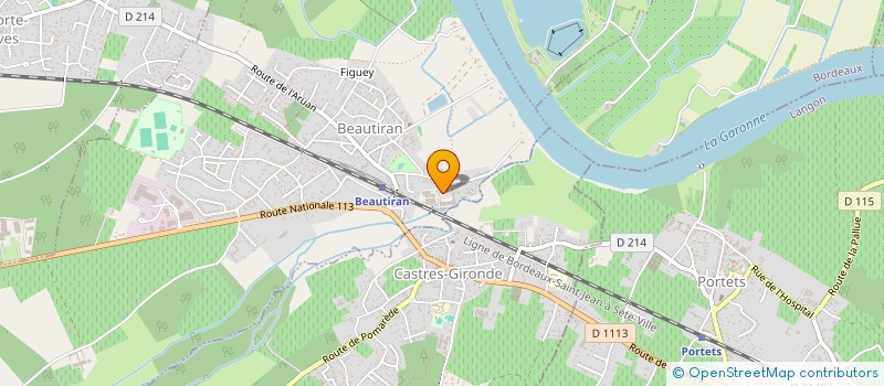 localisation de l'entreprise AUTOTIRE  BEAUTIRAN