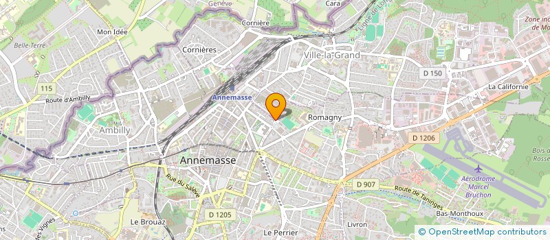 localisation de l'entreprise AUTOTOURNELS  ANNEMASSE