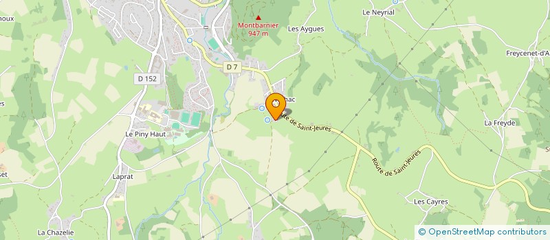 localisation de l'entreprise AUTOTRANS'AXE 43  YSSINGEAUX