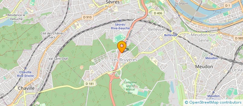 localisation de l'entreprise AUTOTRANSFERT à SEVRES