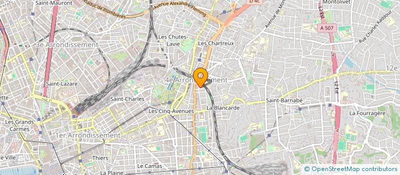localisation de l'entreprise AUTOTRONICS à MARSEILLE