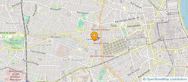 localisation de l'entreprise AUTOUR  BORDEAUX