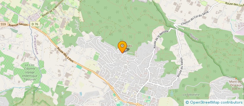 localisation de l'entreprise AUTOUR D'AILES 83  CARQUEIRANNE