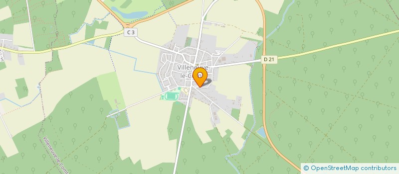 localisation de l'entreprise AUTOUR D ISABELLE PERIGAULT  VILLENEUVE-LE-COMTE