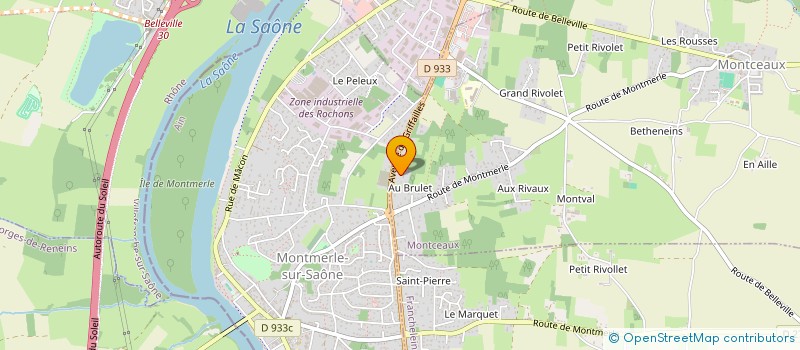 localisation de l'entreprise AUTOUR D'UN CAFE à MONTCEAUX