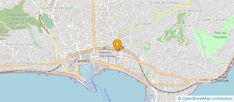 localisation de l'entreprise AUTOUR D'UN LIVRE ... à CANNES