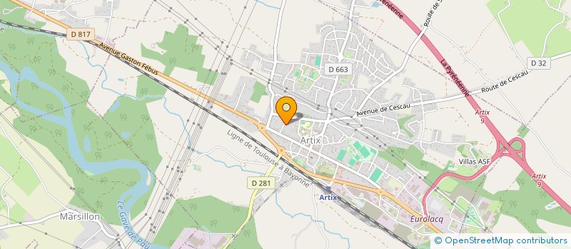 localisation de l'entreprise AUTOUR D'UNE BOUCHEE  ARTIX