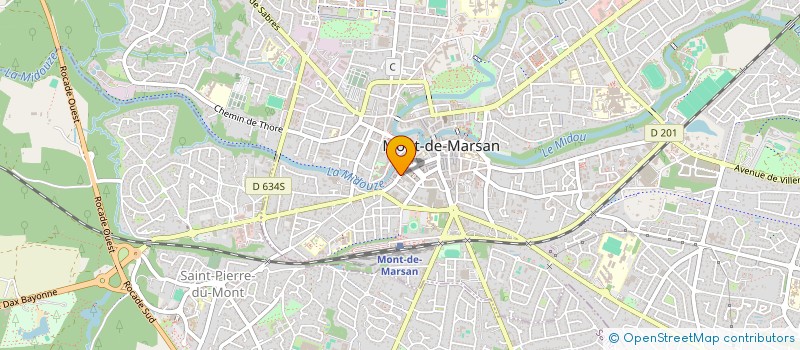 localisation de l'entreprise AUTOUR D UNE CREPE à MONT-DE-MARSAN