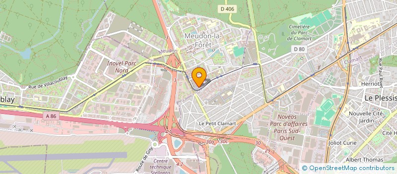 localisation de l'entreprise AUTOUR D UNE IMAGE à MEUDON