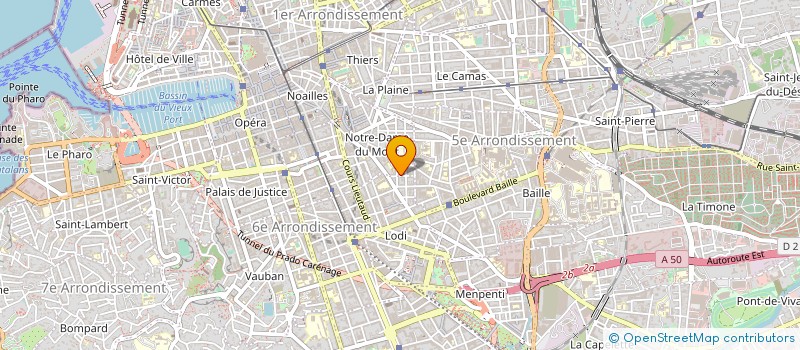 localisation de l'entreprise AUTOUR D'UNE TABLE MULTI-HORIZONS à MARSEILLE