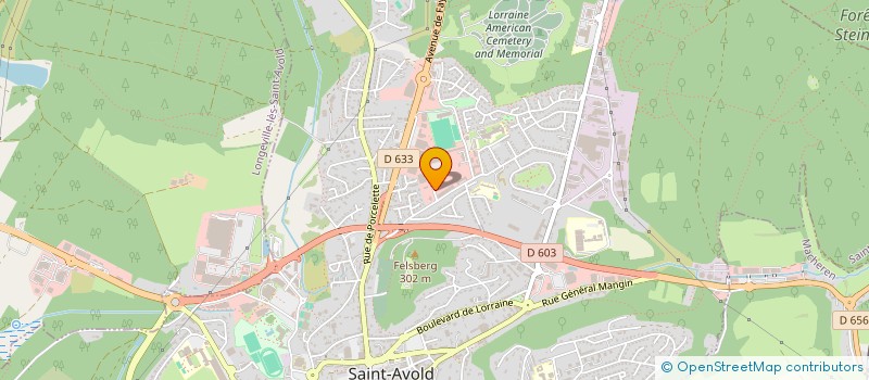 localisation de l'entreprise AUTOUR DE  SAINT-AVOLD