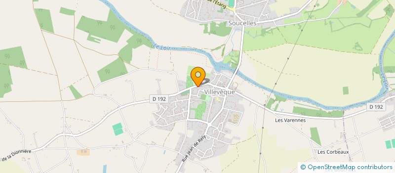 localisation de l'entreprise AUTOUR DE L'AIGUILLE  RIVES-DU-LOIR-EN-ANJOU