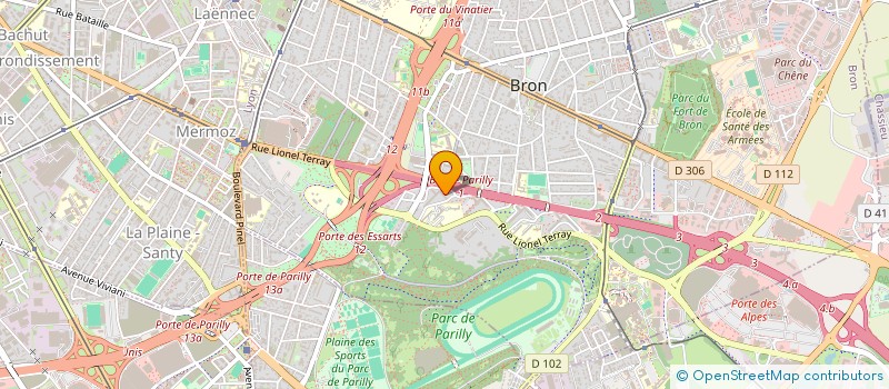 localisation de l'entreprise AUTOUR DE L'ATRE à BRON