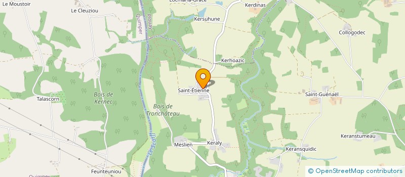 localisation de l'entreprise AUTOUR DE L'EAU  CLEGUER