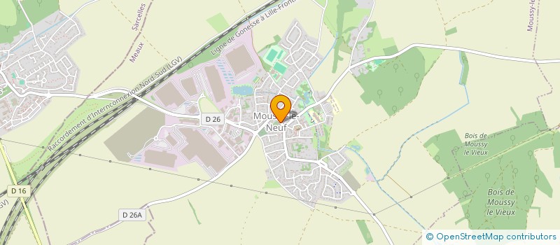 localisation de l'entreprise AUTOUR DE L'IMAGE  MOUSSY-LE-NEUF