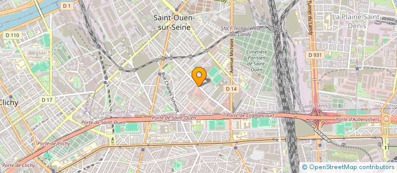 localisation de l'entreprise AUTOUR DE L'OR à SAINT-OUEN-SUR-SEINE