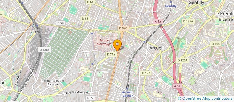 localisation de l'entreprise AUTOUR DE L'OXUS à BAGNEUX