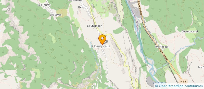 localisation de l'entreprise AUTOUR DE LA BIAYSSE  FREISSINIERES