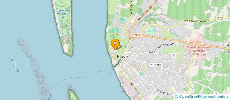 localisation de l'entreprise AUTOUR DE LA CITADELLE à BLAYE