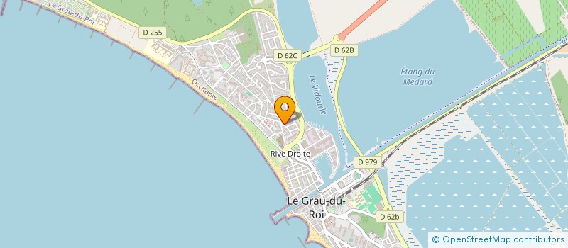 localisation de l'entreprise AUTOUR DE LA DANSE  LE GRAU-DU-ROI