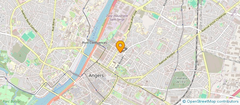 localisation de l'entreprise AUTOUR DE LA MELEE à ANGERS