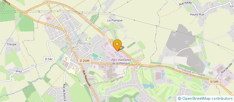 localisation de l'entreprise AUTOUR DE LA TABLE à PONT-A-MARCQ